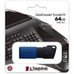 Kingston 64GB Usb3.2 Gen 1 Datatraveler Exodia M (Black and Blue)