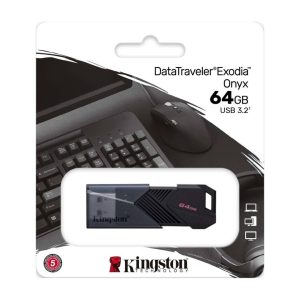 Kingston DataTraveler Exodia Onyx USB 64GB Flash Drive