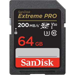 SanDisk Extreme Pro SD UHS I 64GB Card