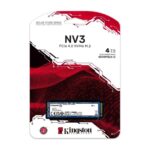 Kingston NV3 M.2 4TB PCIe 4.0 NVMe Internal Solid State Drive