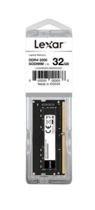 Lexar 32GB DDR4 3200MHz SO-DIMM Memory Module